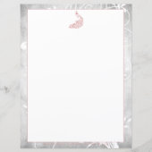 Pink Peacock Stationery (Vorderseite)