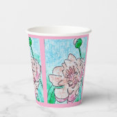 Pink Peak Green Paper Cup Pappbecher (Rückseite)