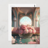 Pink Peak Traumroom Postkarte (Vorne/Hinten)