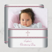 Pink Pearl Einladung (Vorne/Hinten)