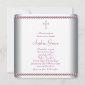 Pink Pearl Einladung (Rückseite)