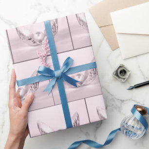 Pink Pearl in Seashell Geschenkpapier