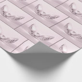 Pink Pearl in Seashell Geschenkpapier (Ecke)