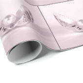 Pink Pearl in Seashell Geschenkpapier (Rolleneckpunkt)