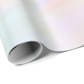 Pink Pearl Opal Iridescent Holographic Geschenkpapier (Rolleneckpunkt)