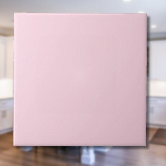 Pink Pearl Solid Color | Klassisches Elegant Fliese