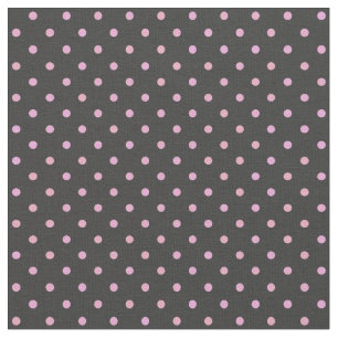 Pink Pearl und Donner grau gepunktet Stoff