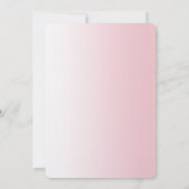 Pink Pearls Brautparty Einladung (Rückseite)