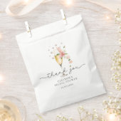 Pink Pearls & Prosecco Brautparty Vielen Dank Geschenktütchen (Ausgeschnitten)