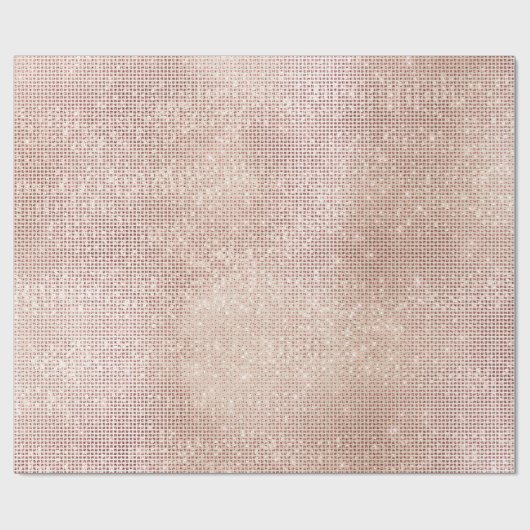 Pink Pearly Imitate Elfenbeinmetallurgischer Funke Geschenkpapier (Flach)