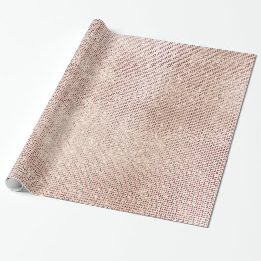 Pink Pearly Imitate Elfenbeinmetallurgischer Funke Geschenkpapier (Ungerollt)