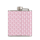 Pink Pearly Mother of the Bride Wedding Flask Flachmann (Rückseite)