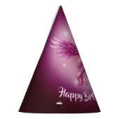 Pink Pegasus "Happy Birthday" Partyhütchen (Links)