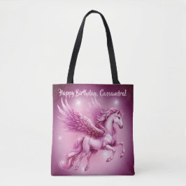 Pink Pegasus "Happy Birthday" Tasche