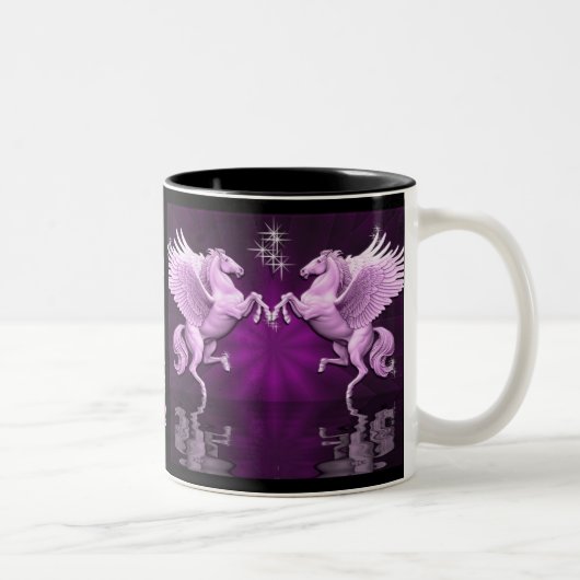 Pink Pegasus Reflections Tasse (Rechts)