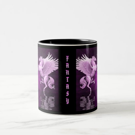 Pink Pegasus Reflections Tasse (Mittel)