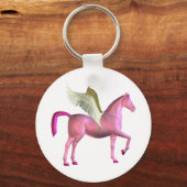 Pink Pegasus Schlüsselanhänger (Vorderseite)