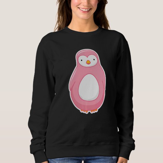 Pink Penguin Sweatshirt (Vorderseite)