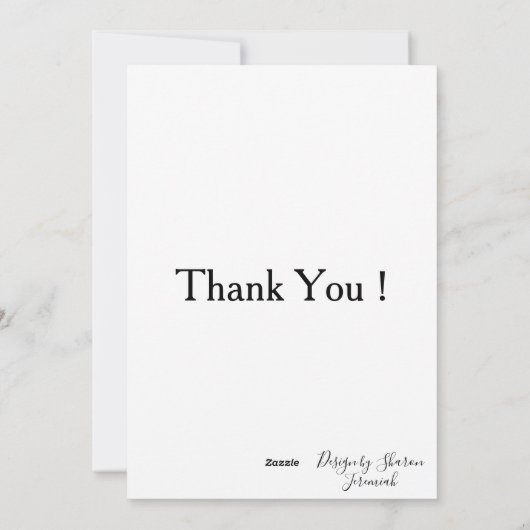 Pink Peoney Feiertagskarte (Rückseite)