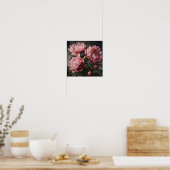 Pink Peongs Blume Art Print Poster (Küche)