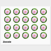 Pink Peonie Floral Stickers (Blatt)