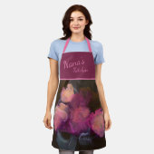Pink Peonies All-over Print-Schürze Schürze (Getragen)