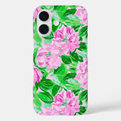 Pink Peonies Blume Pattern Case-Mate iPhone Hülle (Rückseite)