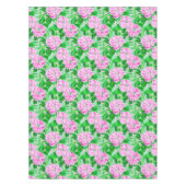 Pink Peonies Blume Pattern Tischdecke (Vorderseite)