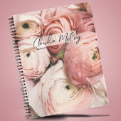Pink Peonies | Business Spiral Notebook Notizblock