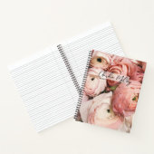 Pink Peonies | Business Spiral Notebook Notizblock (Innenseite)
