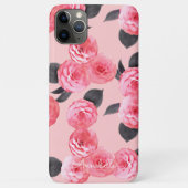 Pink Peonies Case-Mate iPhone Hülle (Rückseite)