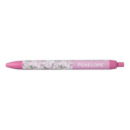 Pink Peonies Custom Name Pen Kugelschreiber