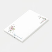 Pink Peonies - Erinnerungen Post-it Klebezettel (angewinkelt)