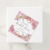 Pink Peonies Floral Bridal Dusche Vielen Dank Geschenkanhänger (Beispiel)