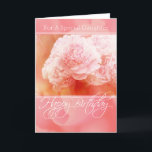 Pink Peonies Happy Birthday Daughter Card Karte<br><div class="desc">Wunderschön rosa und flauschig gezapftes Bäuchlein - perfekt zum Geburtstag einer speziellen Tochter und vollkommen individuell für Sie zu gestalten!</div>