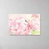 Pink Peonies Leinwanddruck (Vorderseite)
