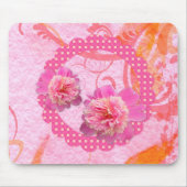 Pink Peonies Mousepad (Vorne)