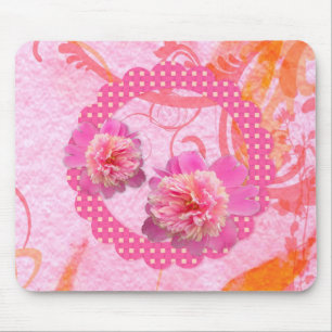 Pink Peonies Mousepad