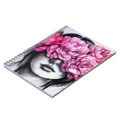 Pink Peonies | Notebook-Journal Notizblock (Linke Seite)