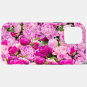 Pink Peonies Pattern Case-Mate iPhone Hülle (Rückseite (Horizontal))