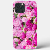 Pink Peonies Pattern Case-Mate iPhone Hülle (Rückseite)