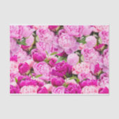 Pink Peonies Pattern Seidenpapier (Vorderseite)