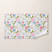 Pink Peonies Pattern Towel Badhandtuch Set (Handtuch)