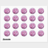 Pink Peonies Peony Wedding Stickers (Blatt)