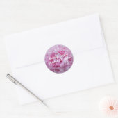 Pink Peonies Peony Wedding Stickers (Umschlag)