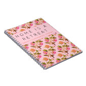 Pink Peonies Personal Homemaking Journal Notizblock (Rechte Seite)