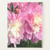 Pink Peonies Planer (Rückseite)