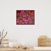 Pink Peonies Poster (Küche)