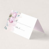 Pink Peonies Sage Grüne Hochzeit (Vorderseite)