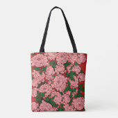 Pink Peonies Tasche (Rückseite)